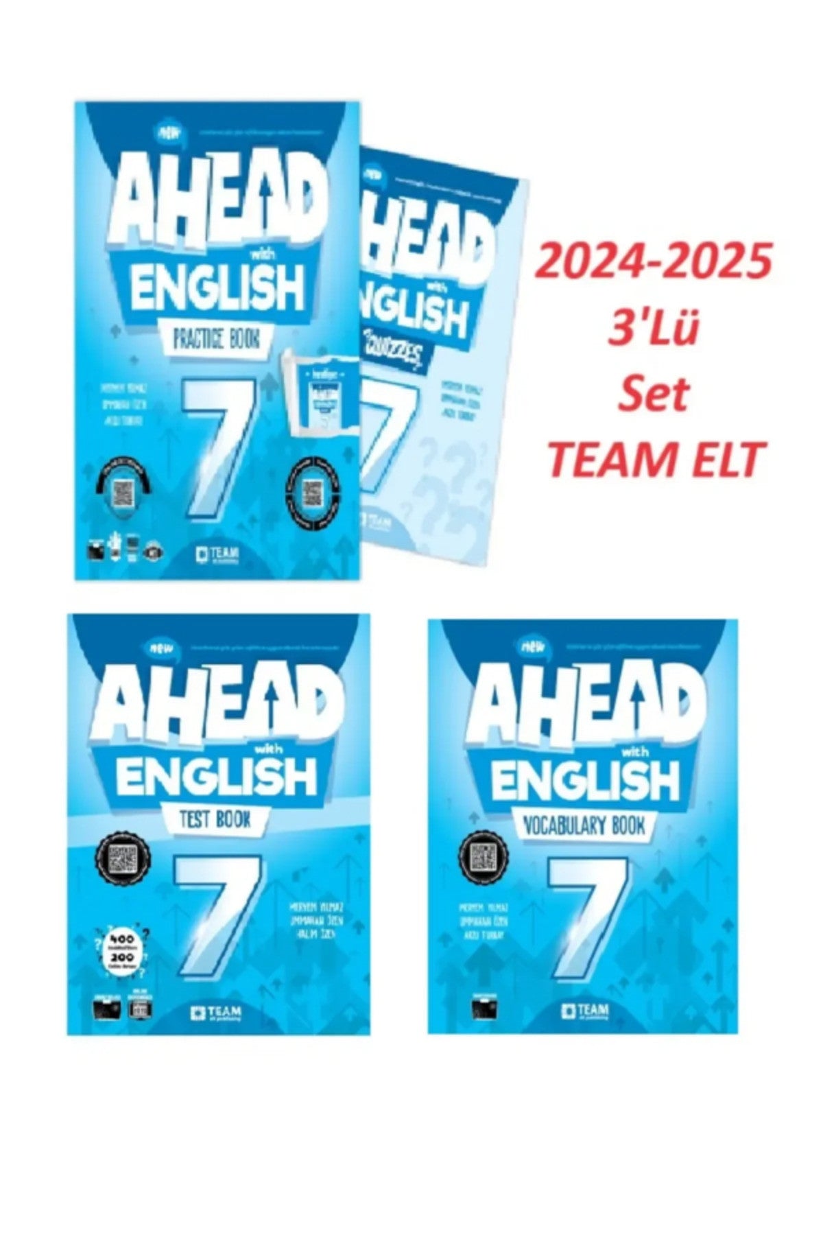 7. Sınıf Ahead With English 7 Ingilizce Kitap Seti Elt kitap kapağı