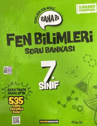 7. Sınıf Bana Bi Fen Bilimleri Soru Bankası - Oktay Ay kitap kapağı