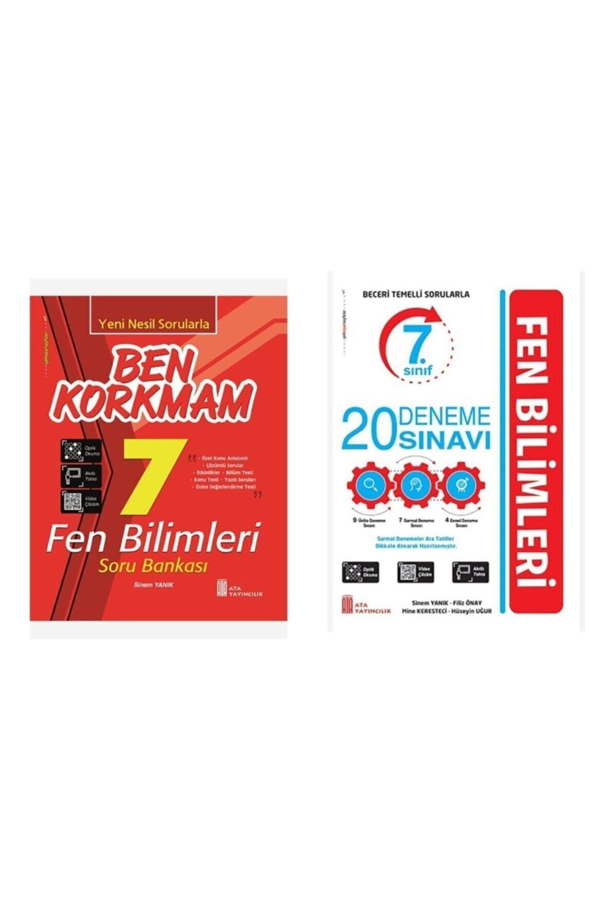 7. Sınıf Ben Korkmam Fen Bilimleri Soru Bankası Ve 20 Deneme Sınavı kitap kapağı
