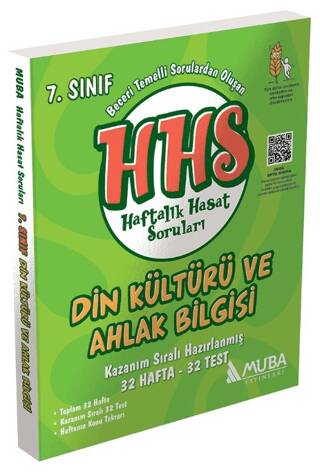7. Sınıf Din Kültürü Haftalık Hasat Soruları HHS - Kolektif kitap kapağı