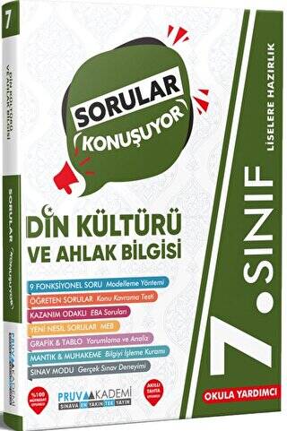 7. Sınıf Din Kültürü ve Ahlak Bilgisi Sorular Konuşuyor Soru Bankası - Kolektif kitap kapağı