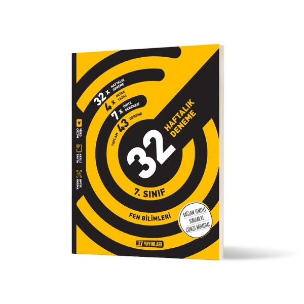 7. Sınıf Fen 32 Haftalık Deneme - Kolektif kitap kapağı