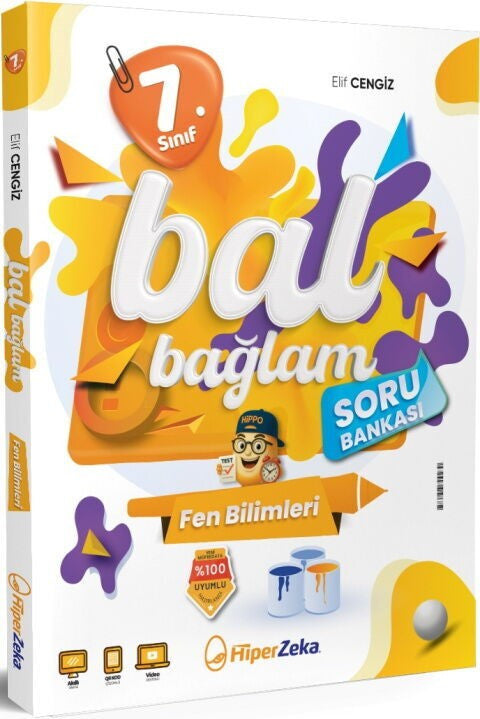 7. Sınıf Fen Bilimleri Bal Bağlam Soru Bankası Hiper Zeka Yayınları kitap kapağı