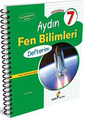 Ortaokul 7 Aydın Fen Bilimleri Defterim - Kolektif kitap kapağı