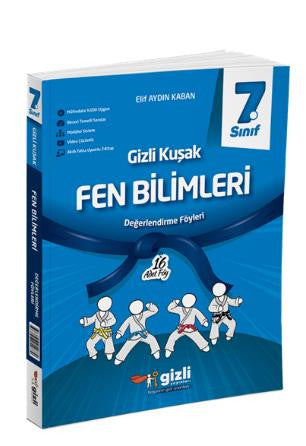 7. Sınıf Fen Bilimleri Gizli Kuşak Değerlendirme Föyleri - Elif Aydın Kaban kitap kapağı
