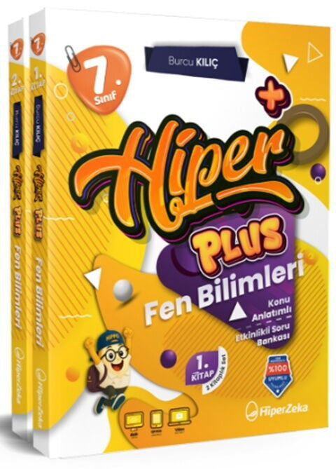 7. Sınıf Fen Bilimleri Hiper Plus Konu Soru Bankası Hiper Zeka Yayınları kitap kapağı