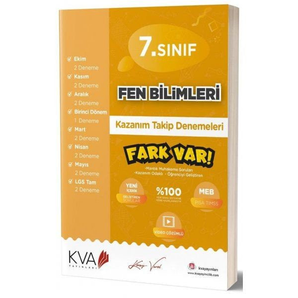 7. Sınıf Fen Bilimleri Kazanım Takip Denemeleri - Kolektif kitap kapağı