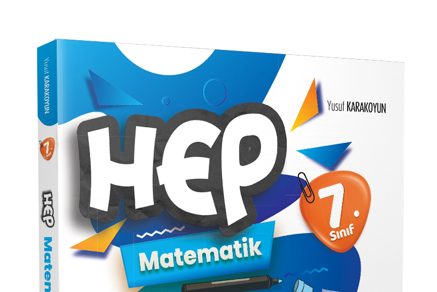 7. Sınıf Haftalık HEP Matematik 40 Deneme - Yusuf Karakoyun kitap kapağı