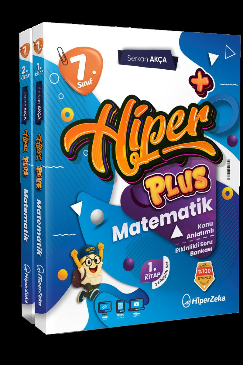 7. Sınıf Hiper Plus Matematik Konu Anlatımlı Etkinlikli Soru Bankası Hiper Zeka Yayınları kitap kapağı