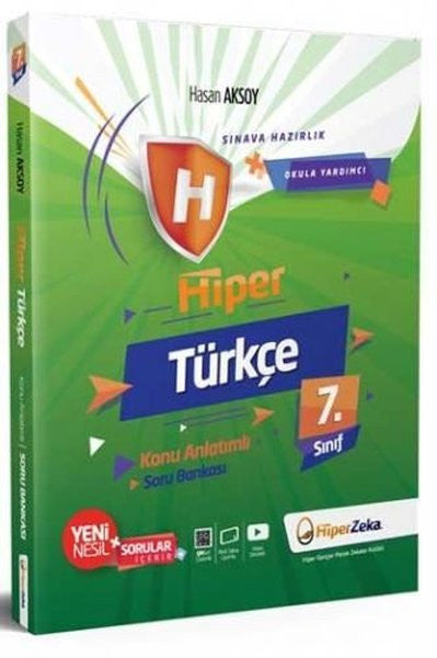 7. Sınıf Hiper Türkçe Konu Anlatımlı & Soru Bankası - Hasan Aksoy kitap kapağı