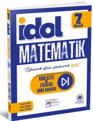Çanta 2025 7. Sınıf İdol Matematik Konu Özetli Etkinlikli Soru Bankası - Sezgin Kaya kitap kapağı