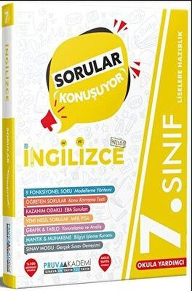 7. Sınıf İngilizce Sorular Konuşuyor - Kolektif kitap kapağı