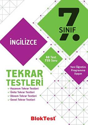 7. Sınıf İngilizce Tekrar Testleri - Kolektif kitap kapağı