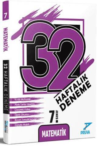 7. Sınıf Matematik 32 Haftalık Deneme - Kollektif kitap kapağı