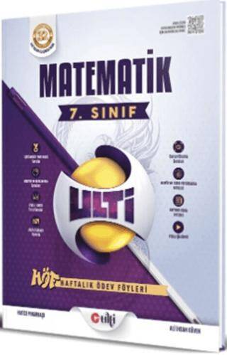7. Sınıf Matematik Haftalık Ödev Föyleri - Ali İhsan Güven kitap kapağı