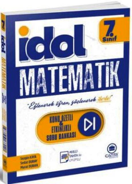 7. Sınıf Matematik Konu Özetli Etkinlikli Soru Bankası İdol Serisi kitap kapağı