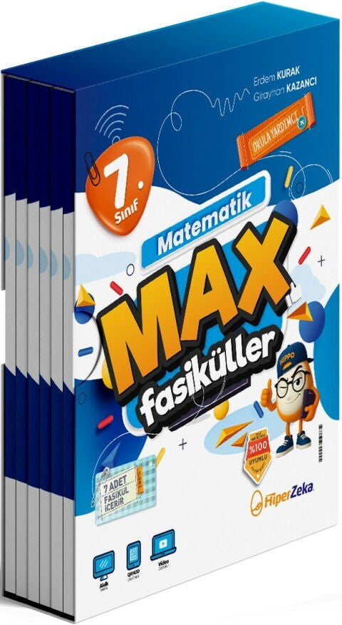 7. Sınıf Matematik MAX Fasikülleri Hiper Zeka Yayınları kitap kapağı