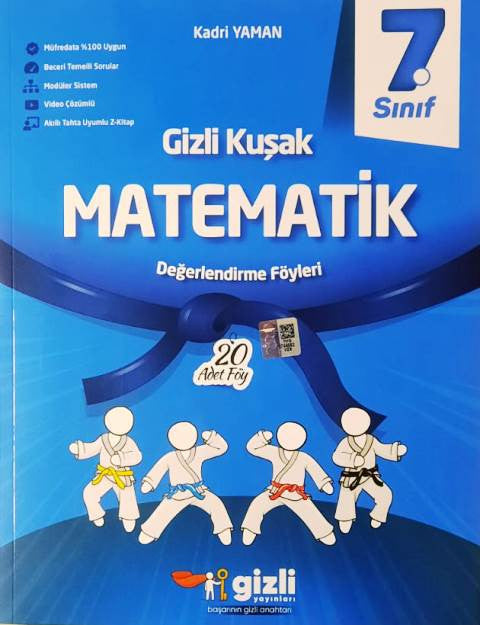 7. Sınıf Matematik Soru Bankası Gizli Kuşak Serisi - Kolektif kitap kapağı