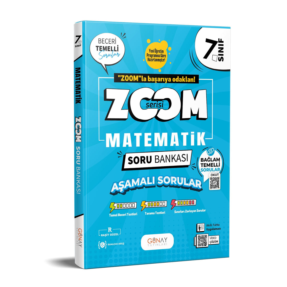 7. Sınıf Matematik Zoom Soru Bankası Günay Yayınları kitap kapağı