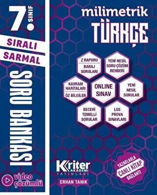 7. Sınıf Milimetrik Türkçe Soru Bankası - Kolektif kitap kapağı