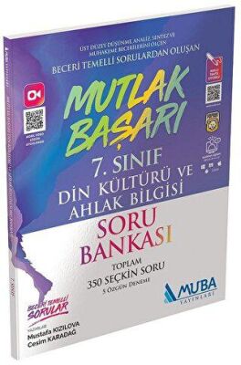 7. Sınıf Mutlak Başarı Din Kültürü ve Ahlak Bilgisi Soru Bankası - Mustafa Kızılova kitap kapağı