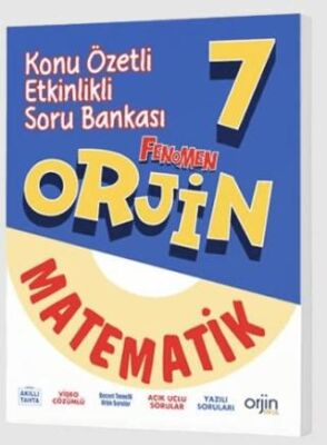 Orjin Yayınları 7. Sınıf Orjin Matematik Konu Özetli Soru Bankası - Kolektif kitap kapağı