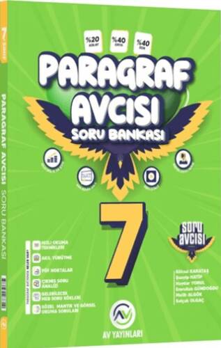 7. Sınıf Paragraf Soru Avcısı Soru Bankası - Kolektif kitap kapağı