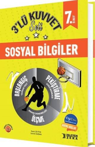 7. Sınıf Sosyal Bilgiler 3 lü Kuvvet Serisi Seti - Semih Kağan kitap kapağı