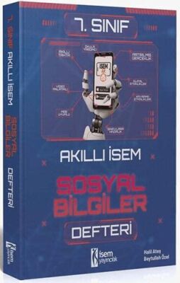 7.Sınıf Sosyal Bilgiler Defteri - Halil Ateş kitap kapağı