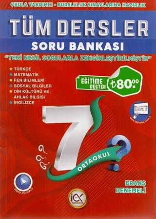 7. Sınıf Tüm Dersler Soru Bankası - Kolektif kitap kapağı