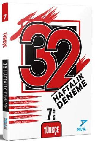 7. Sınıf Türkçe 32 Haftalık Deneme - Kollektif kitap kapağı