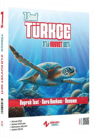 7. Sınıf Türkçe 3 lü Kuvvet Serisi Seti - Kolektif kitap kapağı