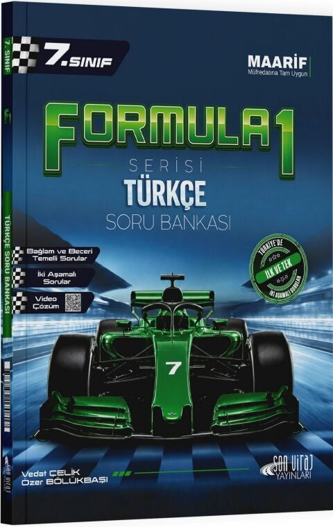 7. Sınıf Türkçe Formula 1 Soru Bankası Son Viraj Yayınları kitap kapağı