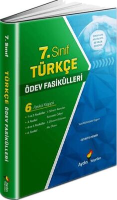 Ortaokul 7 Türkçe Ödev Fasikülleri - cevriye demir kitap kapağı