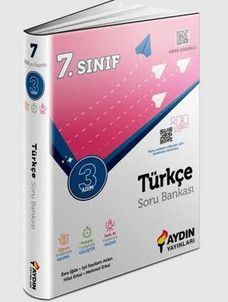 7. Sınıf Türkçe Üç Adım Soru Bankası - Kolektif kitap kapağı