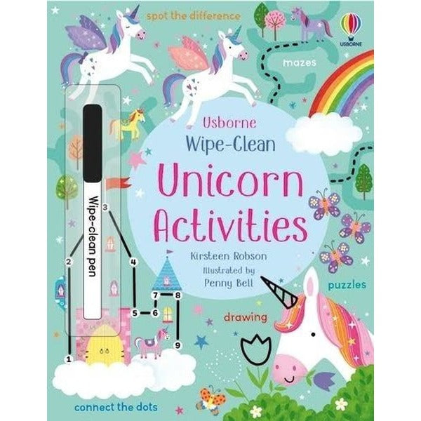 Wipe-Clean: Unicorn Activities | Usborne (Ciltli)