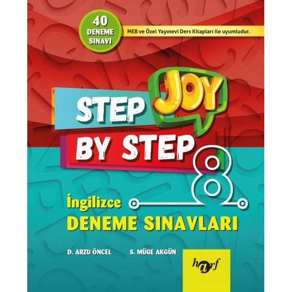 Step By Step Joy 8.Sınıf İngilizce Deneme Sınavları