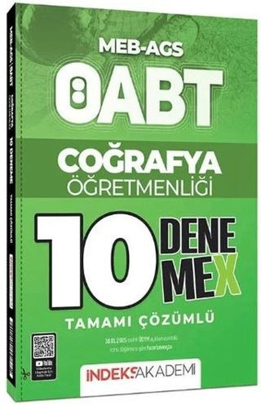 ÖABT MEB-AGS Coğrafya Öğretmenliği 10 DenemeX Çözümlü