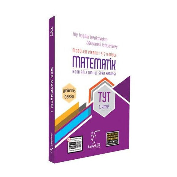 TYT MPS Matematik 1.Kitap | Karekök Eğitim Yayın (İnce Kapak)