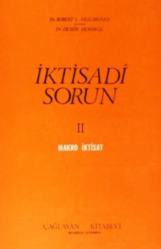 İktisadi Sorun 2 | Çağlayan Kitabevi (Ciltsiz)