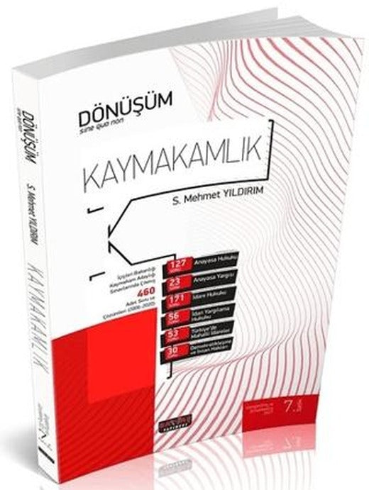 Dönüşüm Kaymakamlık Soru Bankası | Savaş Yayınevi (Ciltsiz)