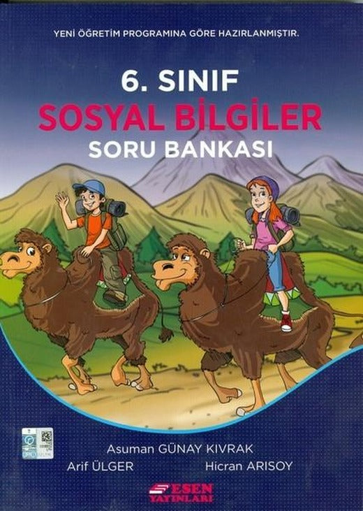 6.Sınıf Sosyal Bilgiler Soru Bankası | Esen Yayıncılık - Eğitim (İnce Kapak)