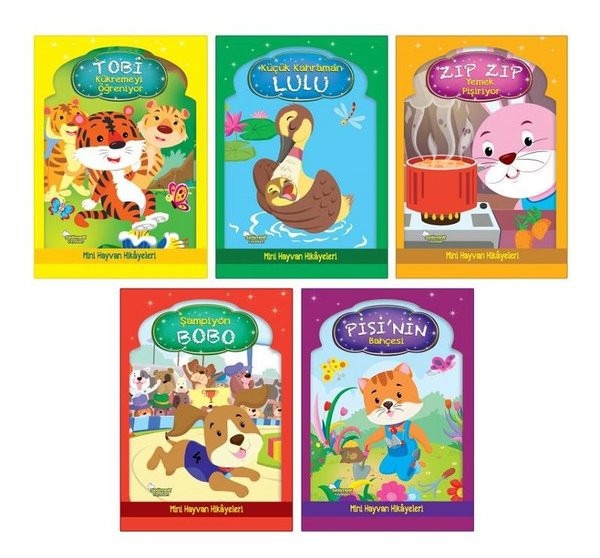 Mini Hayvan Hikayeleri (5 Kitap Takım) | Selimer Yayınları (Ciltsiz)