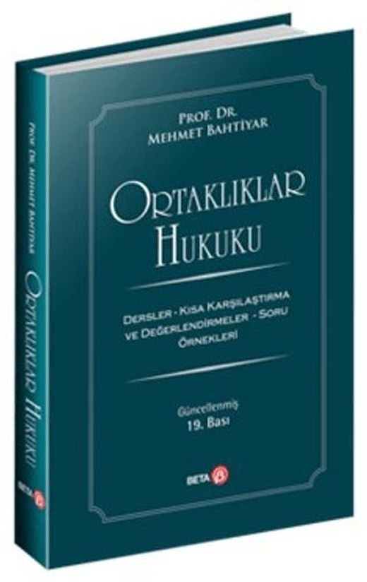 Ortaklıklar Hukuku | Beta Yayınevi (Ciltsiz)