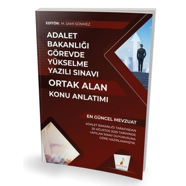 GYS Adalet Bakanlığı Görevde Yükselme Yazılı Sınavı Ortak Alan Konu Anlatımı | Pelikan Yayınları (İnce Kapak)
