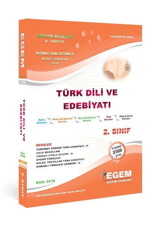 2. Sınıf Türk Dili Ve Edebiyatı Bahar Dönemi Konu Anlatımlı Soru Bankası