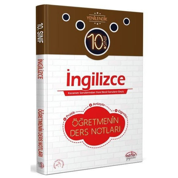 10. Sınıf İngilizce Öğretmenin Ders Notları