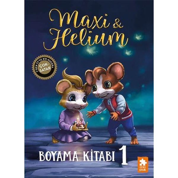Maxi & Helium - Boyama Kitabı 1 | Eksik Parça Yayınları (İnce Kapak)
