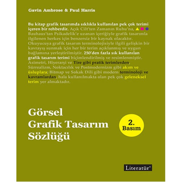 Görsel Grafik Tasarım Sözlüğü | Literatür Yayıncılık (Ciltli)