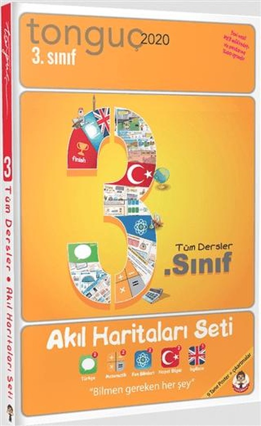 3. Sınıf Akıl Haritaları Seti | Tonguç Akademi (Ciltsiz)